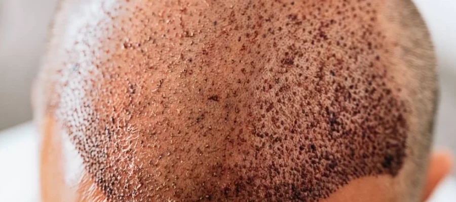 Hoofdhuidnecrose na Haartransplantatie