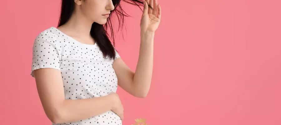 Perte de cheveux pendant la grossesse
