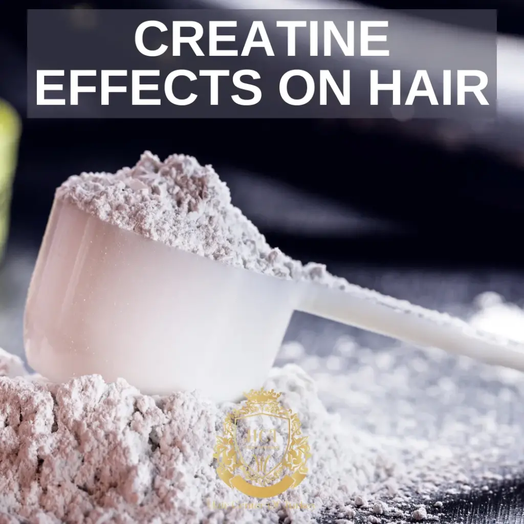 Creatine effects on hair loss