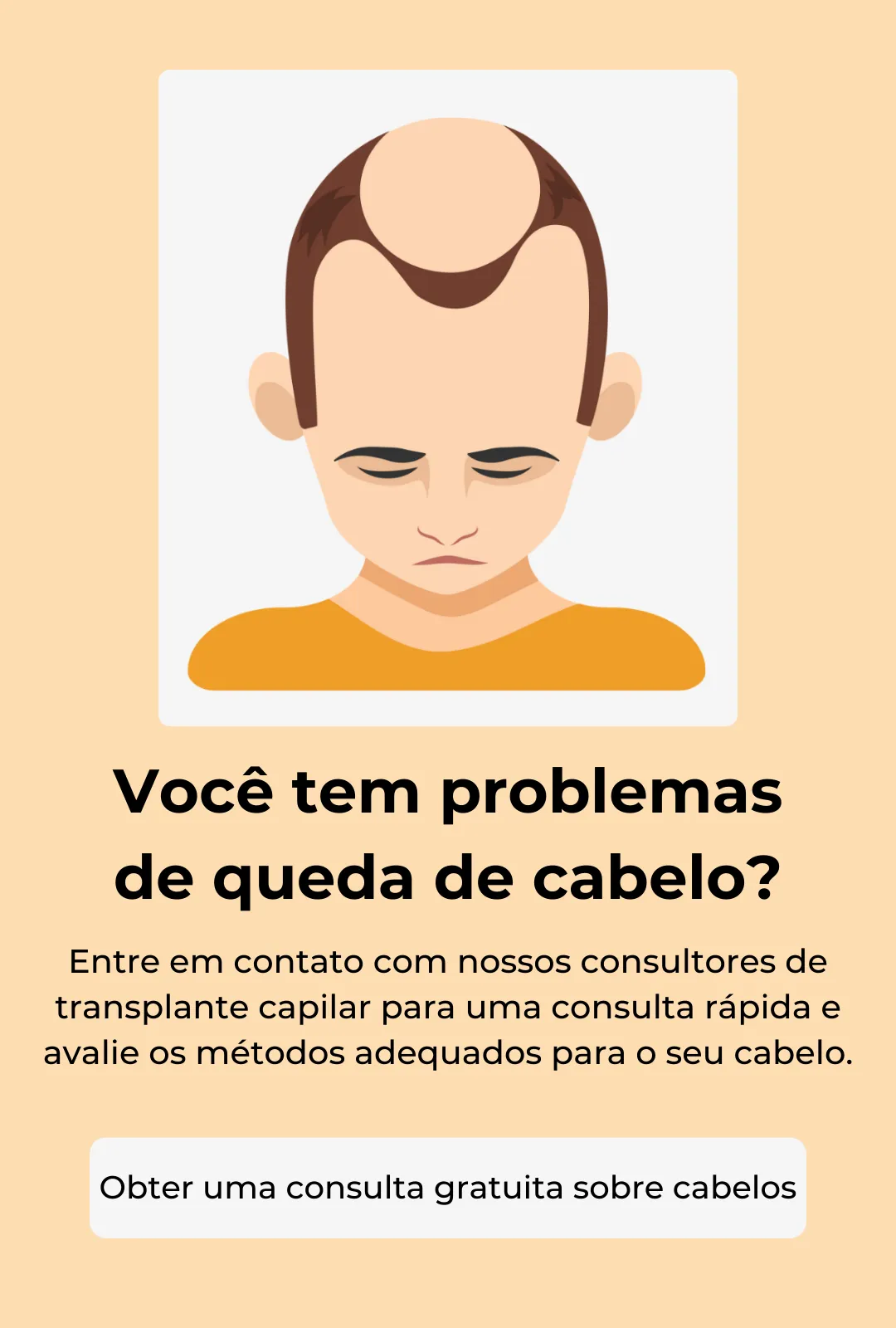 Voce tem problemas de queda de cabelo