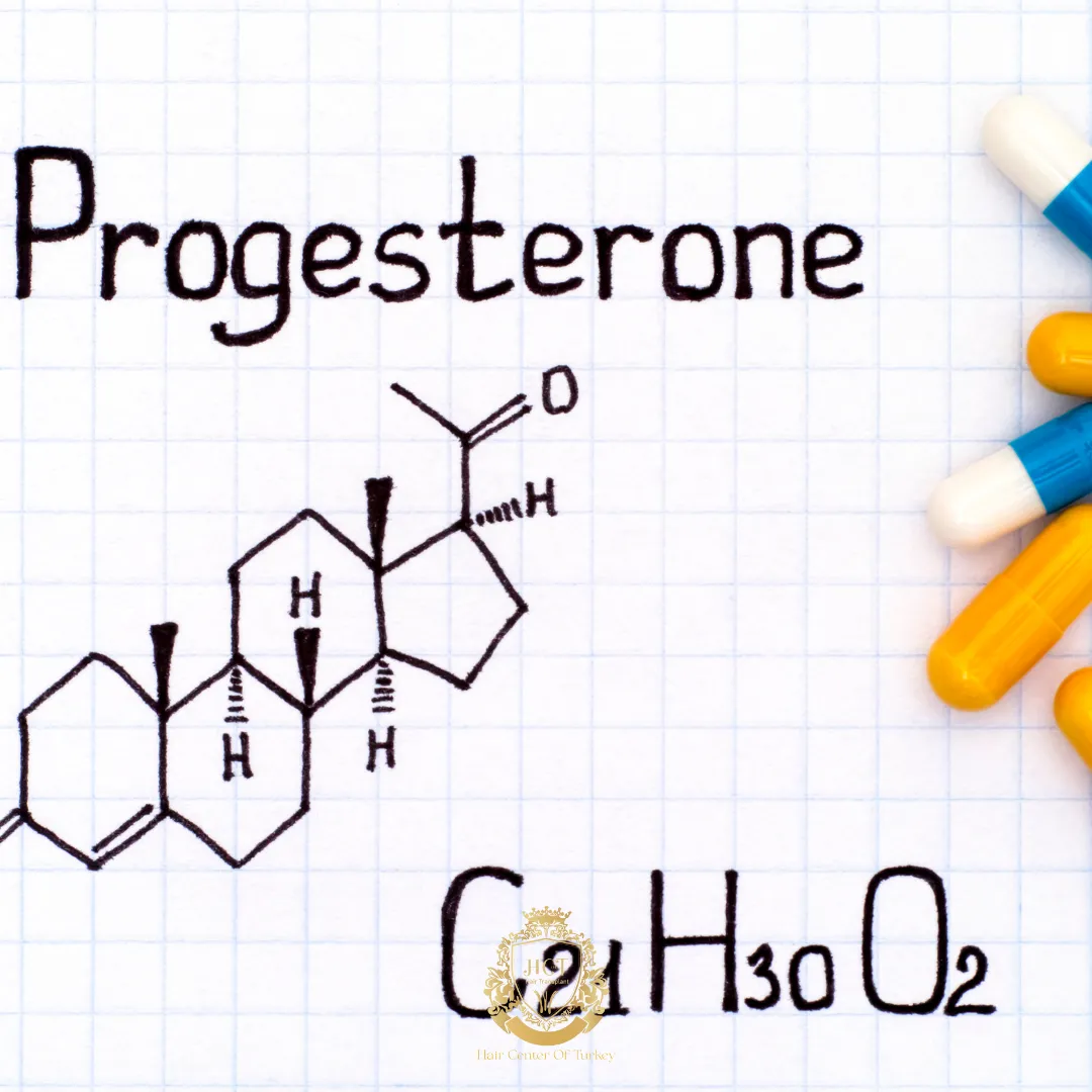 does low progesterone cause hair loss