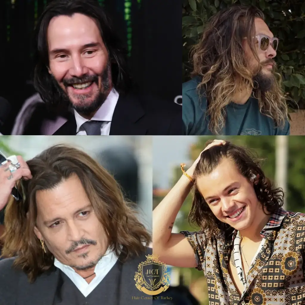5 Male Celebrities with Long Hair