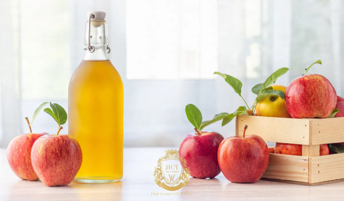 Washing Hair with Apple Cider Vinegar