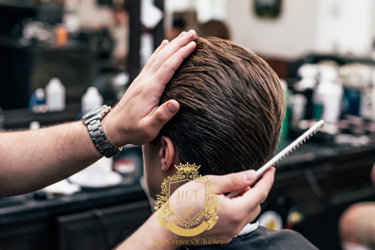 receding hairline