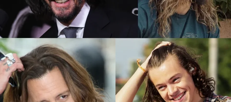 5 Male Celebrities with Long Hair
