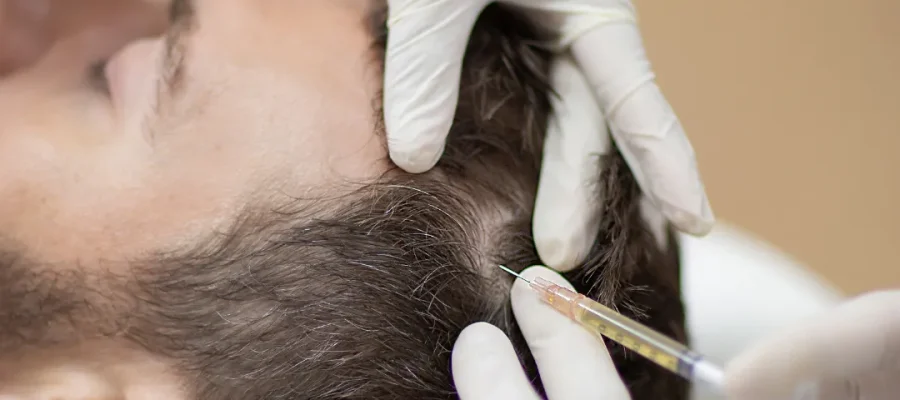 Quais são as possíveis complicações durante um transplante capilar?