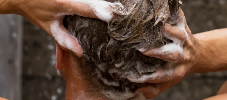 haaruitval onder de douche