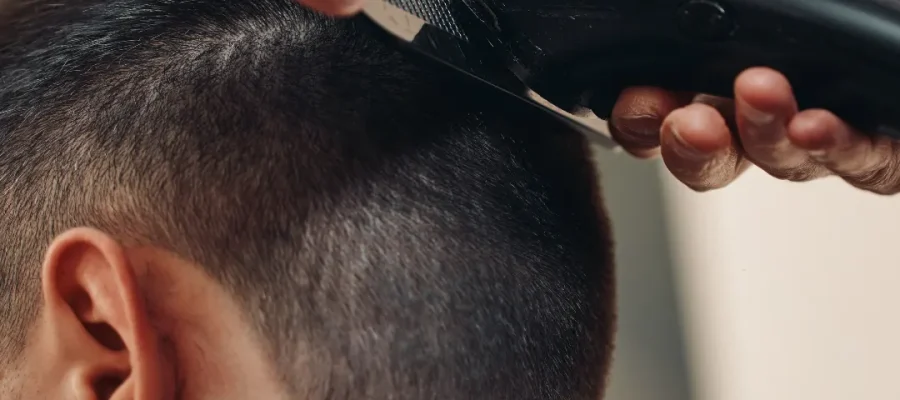 receding hairline buzz cut