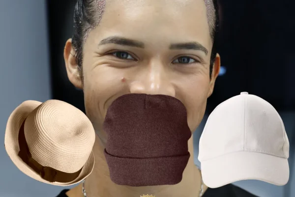 Das Tragen eines Huts nach einer Haartransplantation