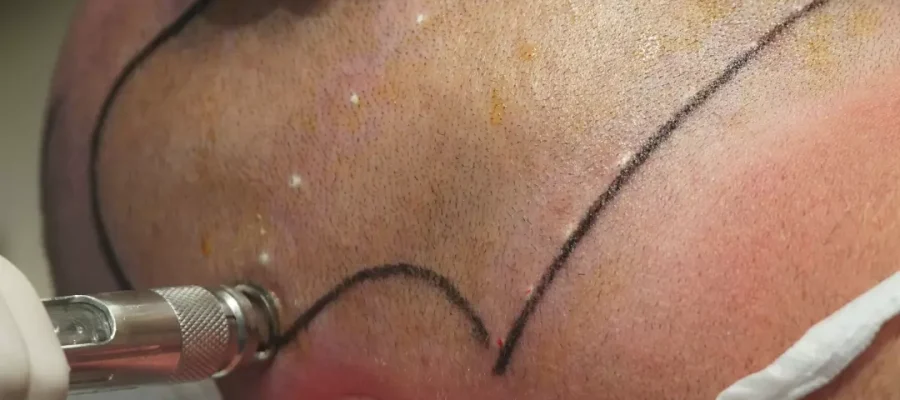 Pijnloze naaldloze haartransplantatie 1 Pijnloze naaldloze haartransplantatie